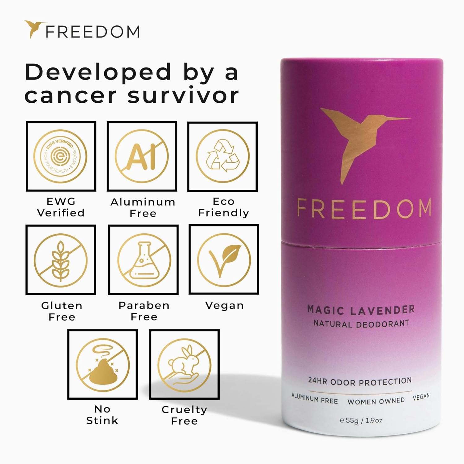 Eco-friendly Deodorant 1.9oz
